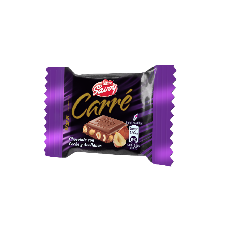 Mini Carré con Avellanas 25g