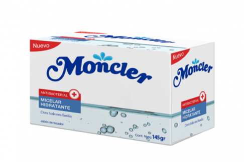 Jabón de Tocador Micelar Hidratante Moncler 145 gr