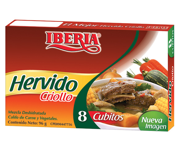 Cubitos Hervido Criollo Iberia 8 Uni