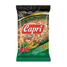 Pasta Capri Tornillo 3 Vegetales 500 g