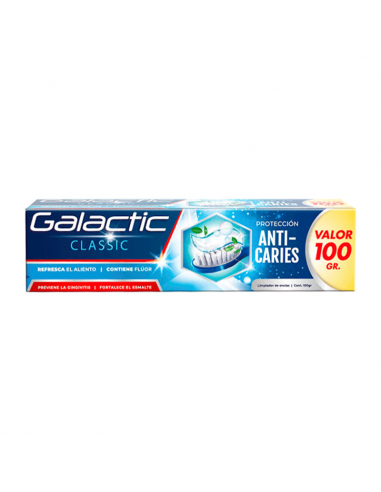 Crema dental Galactic Classic Anti-Caries Valor 100 gr