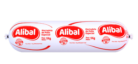 Mortadela de Pollo Especail Alibal 1Kg