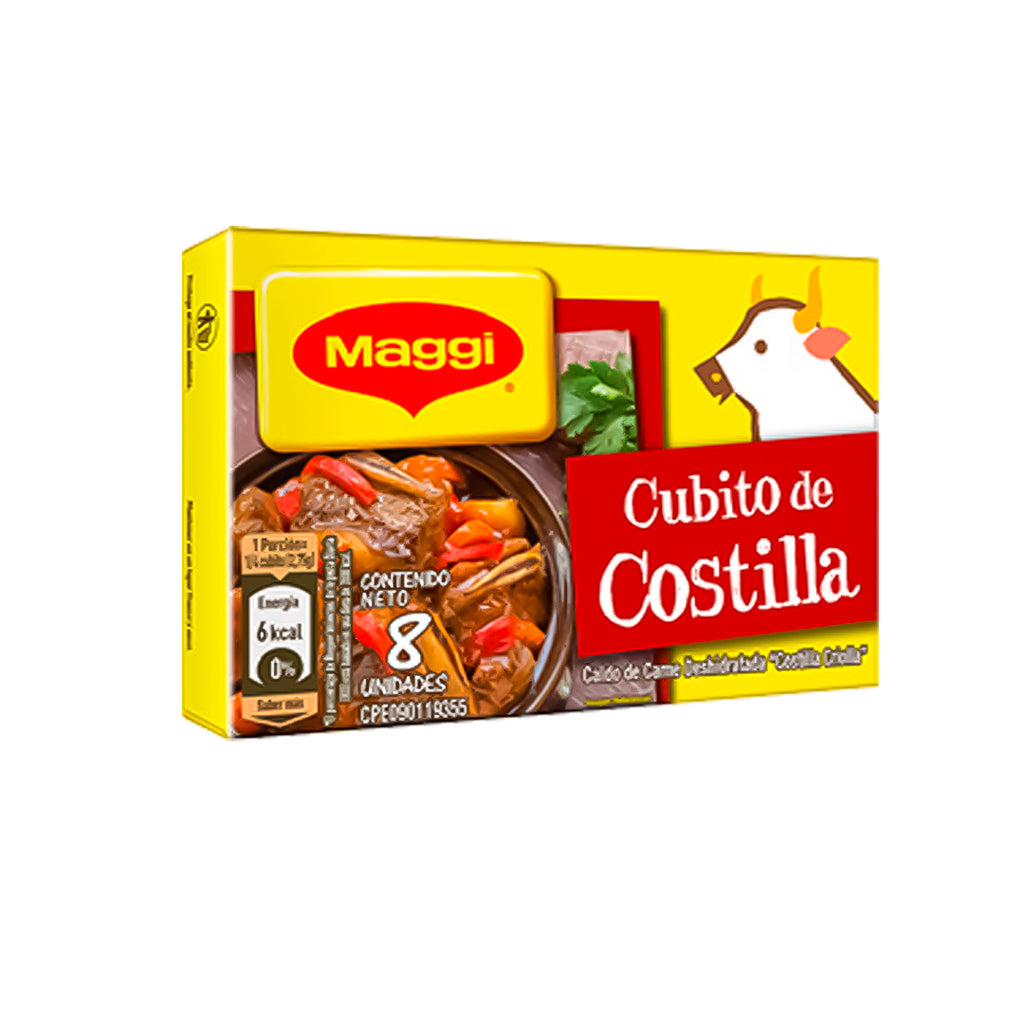 Cubito Costilla Criolla Maggi 8 Und