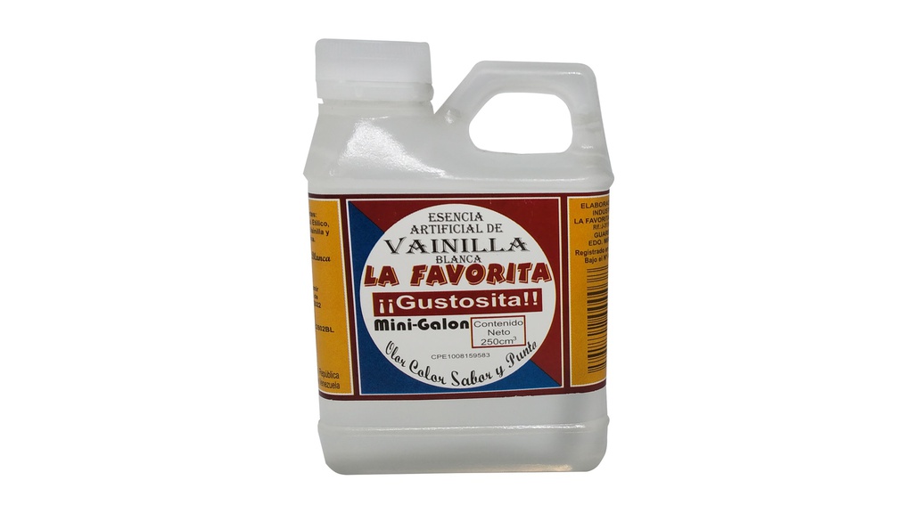 Esencia de Vainilla Blanca La Favorita 250 cm3