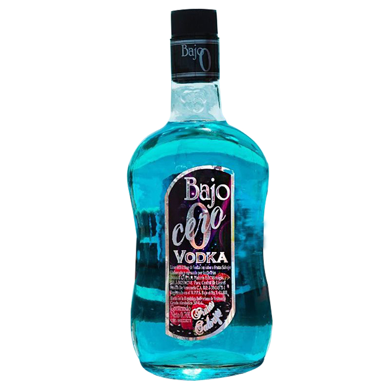 Vodka Bajo Cero Frutas Salvaje 0.70 L