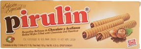Pirulin de Chocolate y Avellanas 120 g