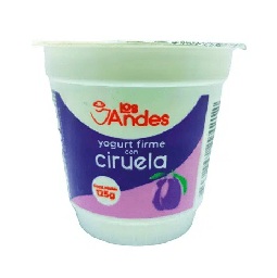 [709862294212] Yogurt Firme con Ciruela Los Andes 125gr