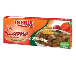 [000713] Caldo de Carne Deshidratado Iberia 12 Uni