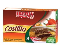 [7591221714096] Cubito Costilla Iberia 8 Und