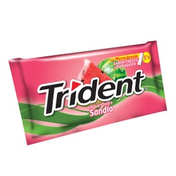 [7622201776633] Goma de Mascar Sabor Artificial a Sandia Trident 8,5g